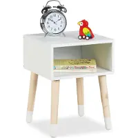 Relaxdays Kinder-Nachttisch (30 x 30 x 40 cm)