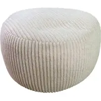 Relaxdays Cord-Pouf (35 x 25 cm)