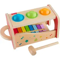 Top 1 Toys Wooden Bench And Xylophone Orange