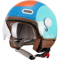 Cgm 191g Pix Sprint Short Screen Open Face Helmet Bleu 2XL