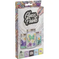 Akson Peinture pour verre avec pinceau, 5x22ml