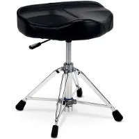 DW Drums 9120AL tabouret de batterie avec pieds à double embase et assise moto