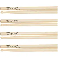 Los Cabos 5A Maple Wood Tip Drumsticks 4 Pair Pack