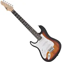 Gear4Music Guitare Électrique LA 3/4 pour Gaucher(ère)s par Sunburst
