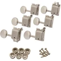 Fender Road Worn Guitar Machine Heads Set Nickel