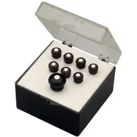 Martin 18APP21 Bridge Pins Set of 8 Black w/ White Inlay