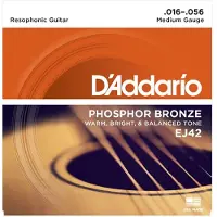 Daddario D Addario EJ42 Set Resophonic Guitar 16-56 Strings