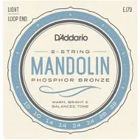 Daddario J73 Cordes pour mandoline bronze phosphoreux Light 10-38