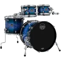 Mapex Saturn VI 22" 4pc Saturn VI Fast Rock Shell Pack Cobalt Burst