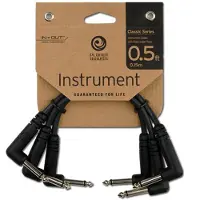 Daddario Classic Series Right Angle Patch Cable 3 Pack 6