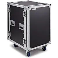 Trojan Pro 16U Heavy-Duty Wheeled Rack Flight Case
