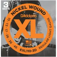 Daddario EXL110 10-46 3 Pack