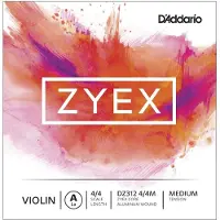 D'Addario 4/4 Zyex Violon Corde De La Medium/file Aluminium