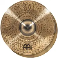 Meinl Pure Alloy Custom 14" Medium Thin Hi-Hats & Heavy Duty Two-Leg Hi-Hat Stand by Gear4music