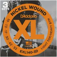 Daddario 3 jeux de cordes guitare électrique EXL140-3D