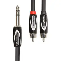 Roland TRS 63 mm- Double RCA Câble dInterconnexion 10 pieds/3 m