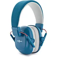 Gear4Music Protège-Oreilles Colorés pour Enfants par Bleu