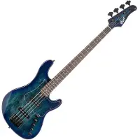 Cort GB-Fusion 4 Blue Burst basse électrique avec housse