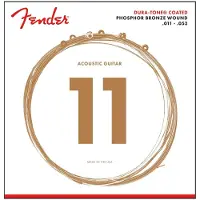 Fender 860CL Dura-Tone Cordes en Bronze Phosphoreux pour Guitare Acoustique 11-52