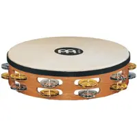 Meinl Percussion TAH2MSNT Tambourin Combo sur Cadre/Montable avec Peau deux rangées