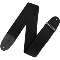 Levys Leathers M8P3-BLK 3" Polypropylene Guitar Strap Black