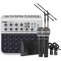 SubZero Pack avec Mini Table de Mixage 8 Canaux & Microphones