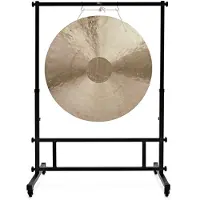 Gear4Music Life 32 Inch Wind Gong with Carry Bag & Adjustable Stand