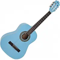 Gear4Music Guitare Classique 3/4 par Bleu