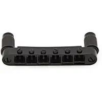 Gear4Music Guitarworks Tune-O-Matic Bridge Black
