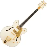 Gretsch Falcon Center Block LTD Bigsby and Gold Hardware EBO Vintage White