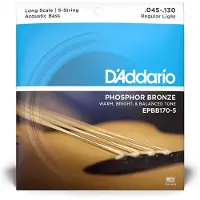 Daddario EPBB170-5 Cordes pour basse acoustique