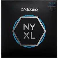 D'Addario NYXL1252W Nickel Wound Light Wound 3rd 12-52