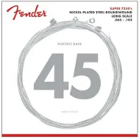 Fender Super Bass 7250M acier nickelé (NPS) Cordes de Guitare Basse 45-105