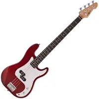 Gear4Music LA Bass Guitar by Red