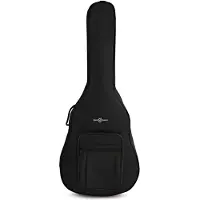 Gear4Music Padded Water-Resistant Jumbo Acoustic Guitar Gig Bag by 5mm