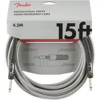 Fender 4,5m Professional Instrument Cable White Tweed