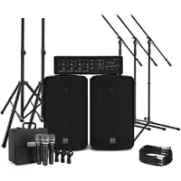 SubZero SZPA-410 Système de Sonorisation 175 W 10" avec Microphones et Pieds