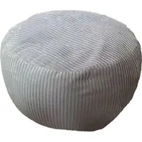 Relaxdays Pouf en corduroy