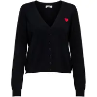 JDY Cardigan 'JDYKate' rouge / noir