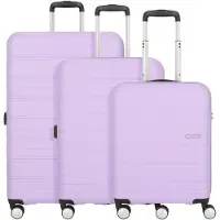 American Tourister trolley High Turn 3 PC Set A Matt Lavender lilas 77cm
