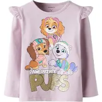 Name it T-Shirt 'NMFJaba Paw' caramel / or / violet clair / rose