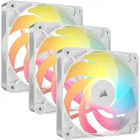 Corsair Microsystems RS120-R - Ventilateur châssis - inverse - 120 mm - blanc (pack de 3)