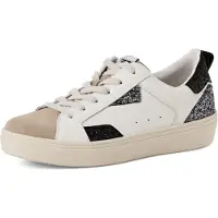 Tamaris Baskets basses beige / noir / argent / blanc