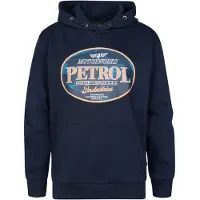 Petrol Industries Sweat 'Obregón ' bleu marine / pétrole / orange clair