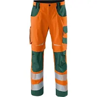 Kübler pantalon de sécurité unisexe REFLECTIQ orange, vert mousse taille 46 (46)