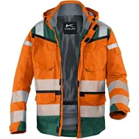 Kübler blouson de signalisation unisexe hiver REFLECTIQ orange, vert mousse taille M (M)