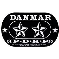 Danmar 210DKST - Pad Autocollant Grosse Caisse Double Pédale - Star