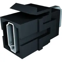 Bachmann HDMI Keystone Buchse Buchseschwarz - 1 x HDMI 2.0