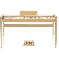 Gear4Music Keynote Contemporary Digital Piano with Bluetooth Light Oak