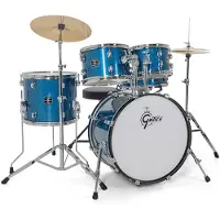 Gretsch drums Gretsch Renegade 20" Drum Kit With Hardware & Cymbals Blue Sparkle